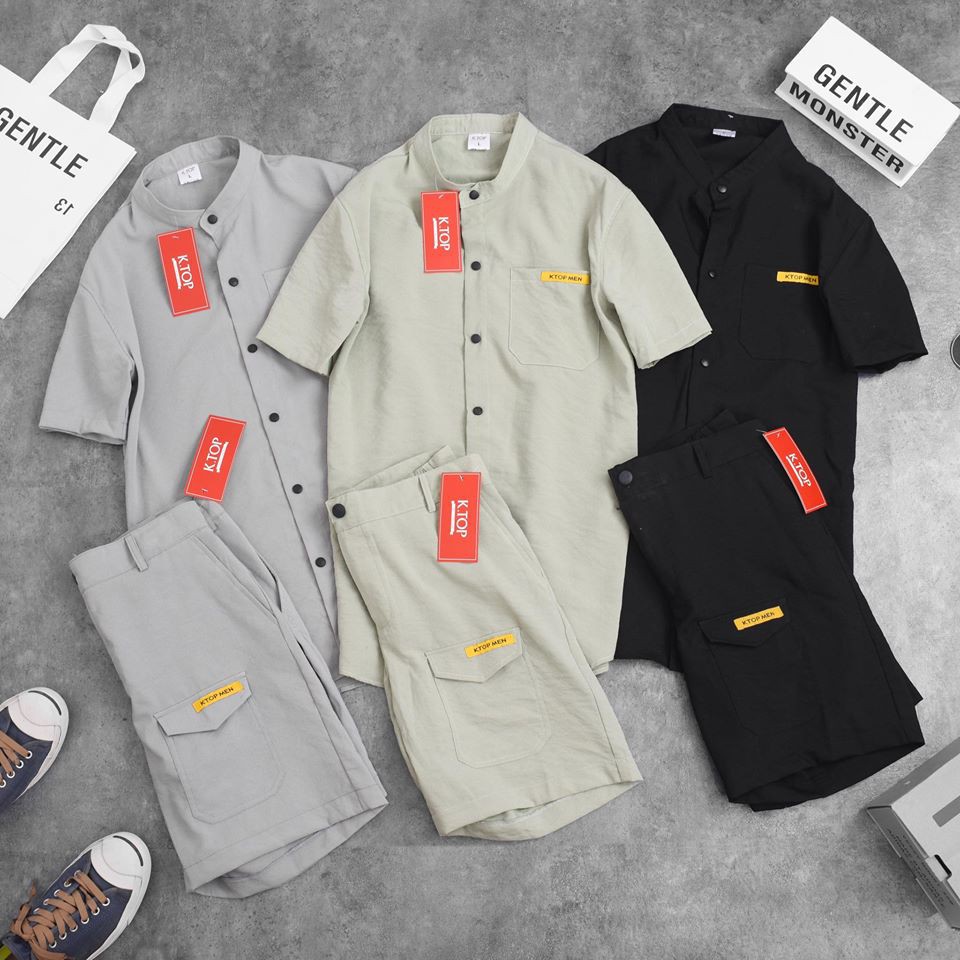 KTOP MEN : SP bộ đũi cộc cao cấp siêu nhẹ, siêu mát cho ae ngày hè. Cực kì sang chảnh.