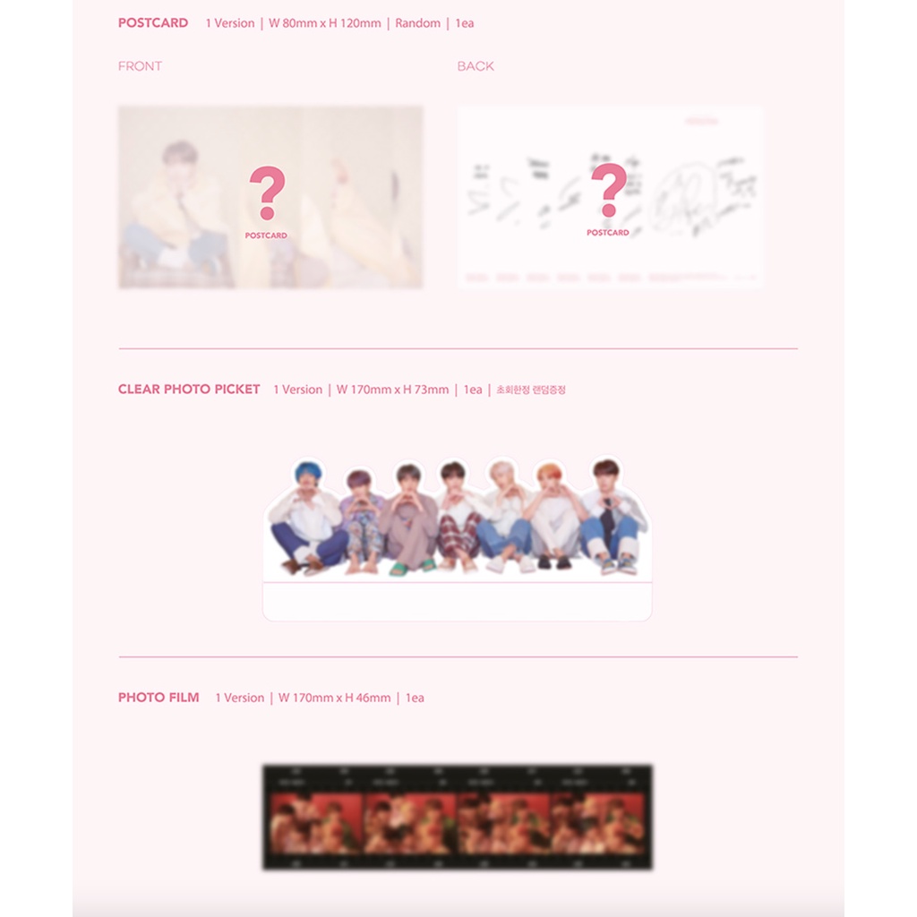 ALBUM ẢNH BTS 'MAP OF THE SOUL: PERSONA' l ORDER WEVERSE
