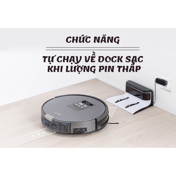 Dock sạc cho robot hút bụi ilife Chính hãng