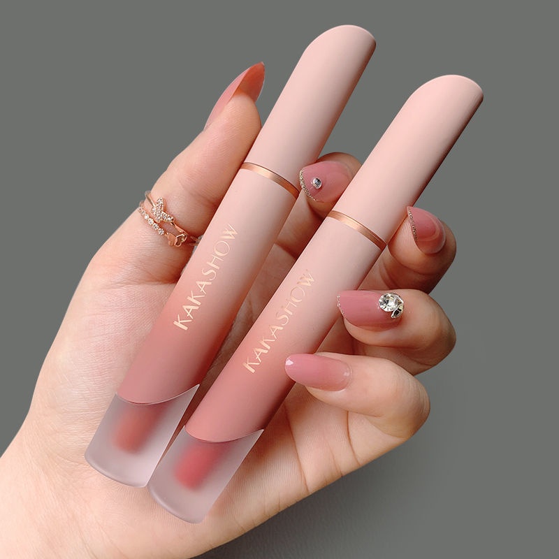 [Hàng mới về] Son lì Kakashow màu nâu sữa trang điểm kiểu Hàn Quốc nhẹ nhàng