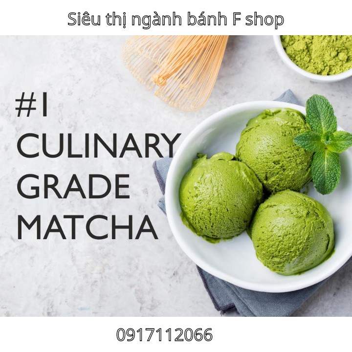 NGUYÊN LIỆU LÀM BÁNH - BỘT TRÀ XANH (MATCHA) NGUYÊN CHẤT 500gam