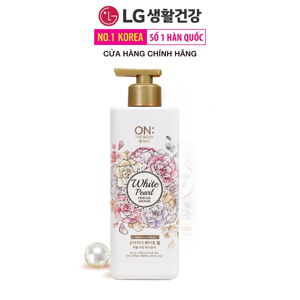 Sữa tắm dưỡng ẩm hương nước hoa On: The Body Perfume White Pearl 500g