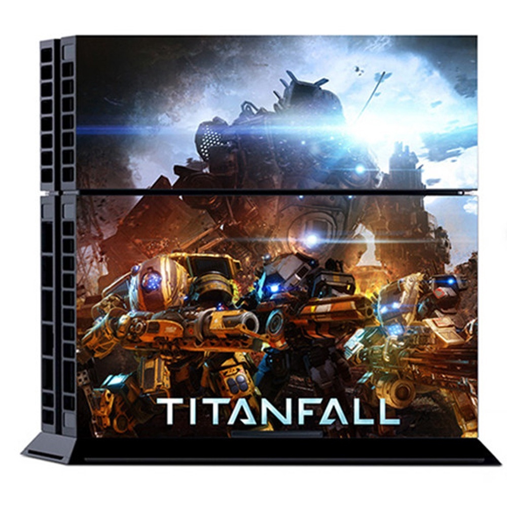 Decal dán hình titanfall bảo vệ cho bộ điều khiển và tay cầm chơi game ps4 playstation 4