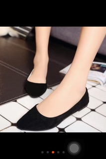 Giày búp bê da lộn 