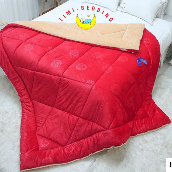 Chăn happiness – Chăn lông cừu chính hãng kích thước 200 x 220 cm, nặng 4kg - Timibedding