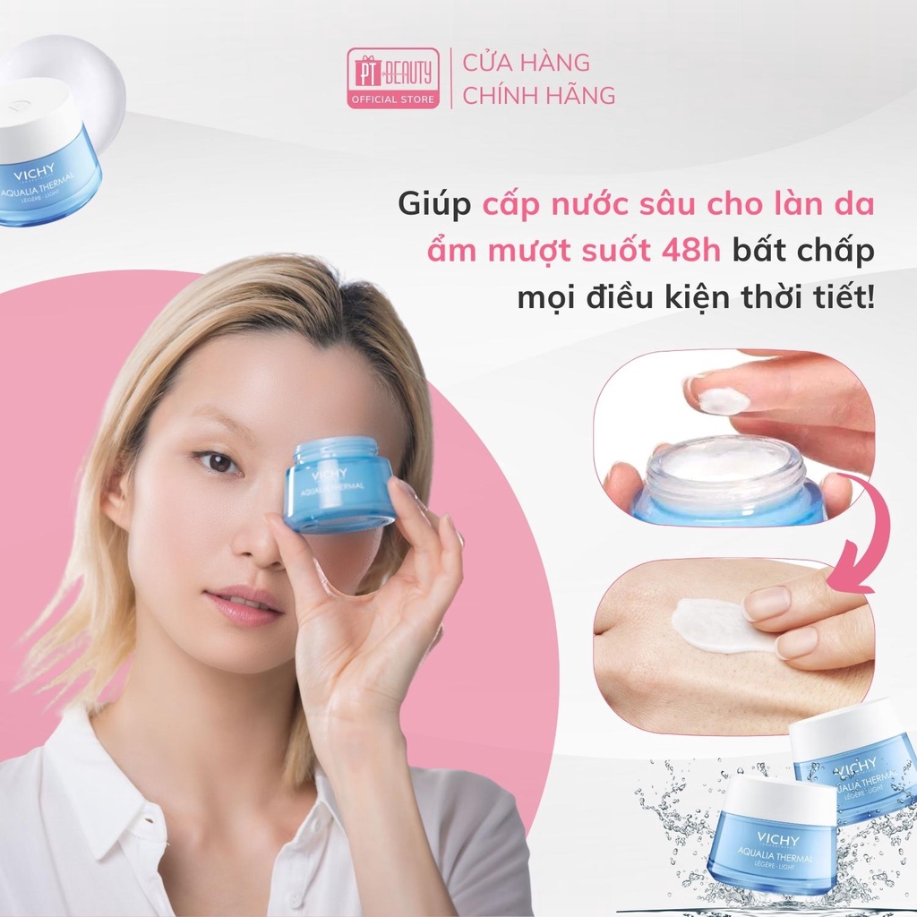 Kem dưỡng cấp nước VICHY AQUALIA THERMAL REHYDRATING CREAM- LIGHT 50ml