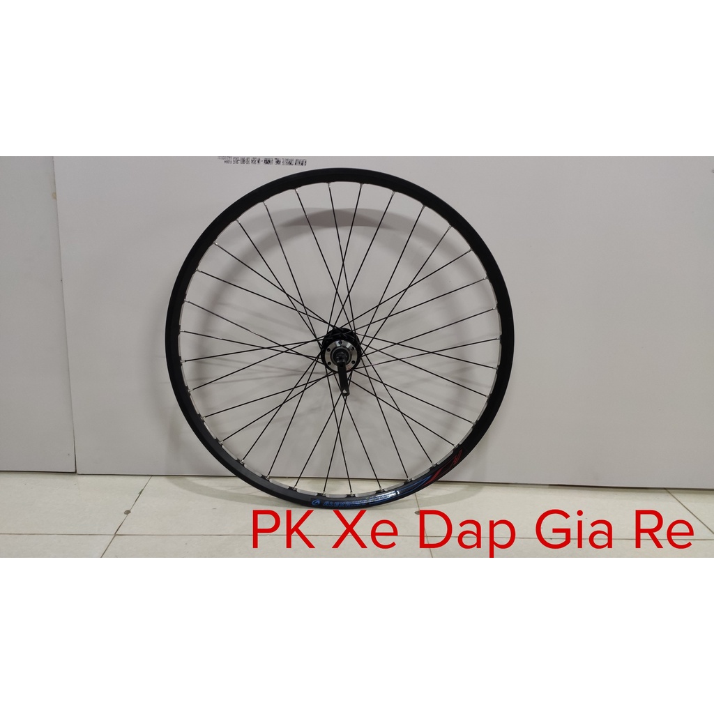 Bộ vành xe đạp thể thao đan sẵn bánh 26 sử dụng đùm bạc đạn cao cấp.
