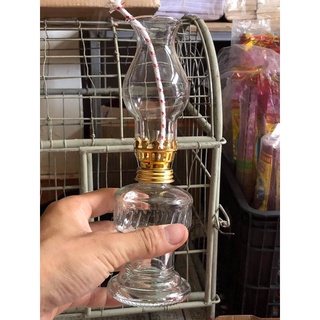Đèn dầu thủy tinh ( gồm bóng+bấc+đèn)