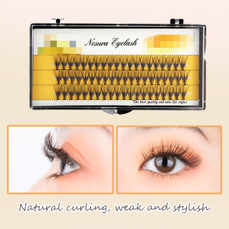 Hộp 60 cụm mi giả SUAKE trang điểm tự nhiên dễ sử dụng
