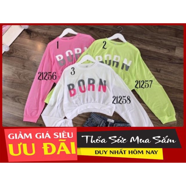 Áo Croptop dài tay thời trang fiona nk032