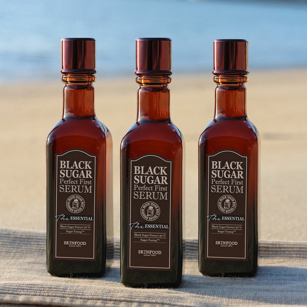 Nước thần dưỡng da SKINFOOD BLACK SUGAR OERFECRT FIRST SERUM THE ESSENTIAL