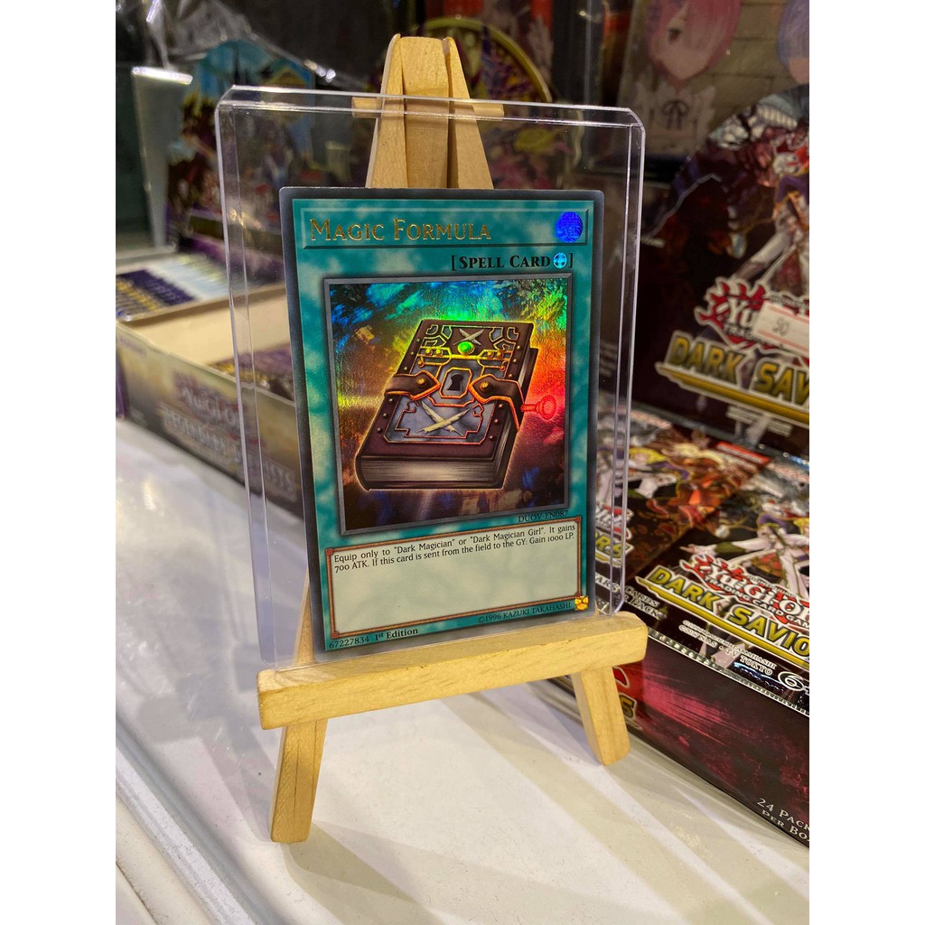 Lá bài thẻ bài Yugioh Magic Formula - Ultra Rare - Tặng bọc bài nhựa bảo quản