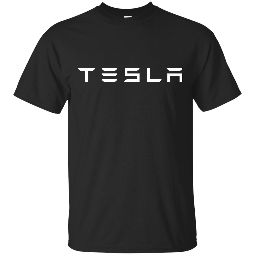 Áo thun thể thao dài tay họa tiết logo Tesla dành cho nam