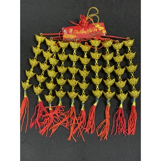 [GIÁ SỈ] Set 10 dây thỏi vàng treo cây trang trí ngày tết