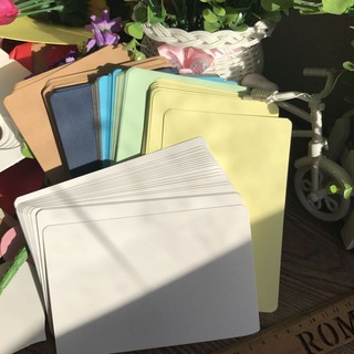 Thiệp Mời Màu Xanh Lá Cây Dạng Tròn DIY Thẻ