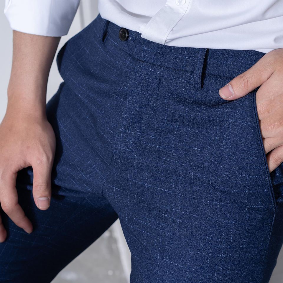 Quần âu nam họa tiết xước Edana Menswear,Form dáng Hàn Quốc , chống nhăn , chống xù ,dành người cân nặng 45 -78kg | BigBuy360 - bigbuy360.vn