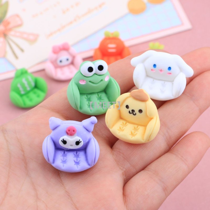 1 Ghế Sofa Ba Chiều Hình Chú Chó Hoạt Hình Bằng Nhựa Resin DIY