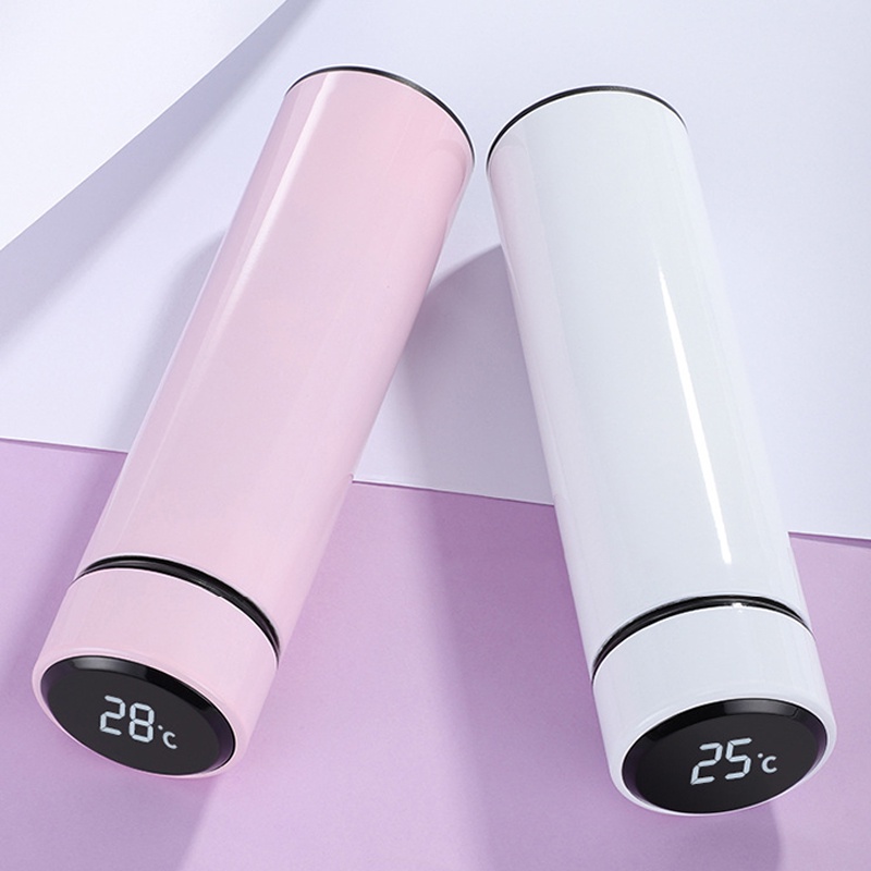 Bình Nước Thể Thao Cách Nhiệt Bằng Thép Không Gỉ 304 Có Màn Hình LED