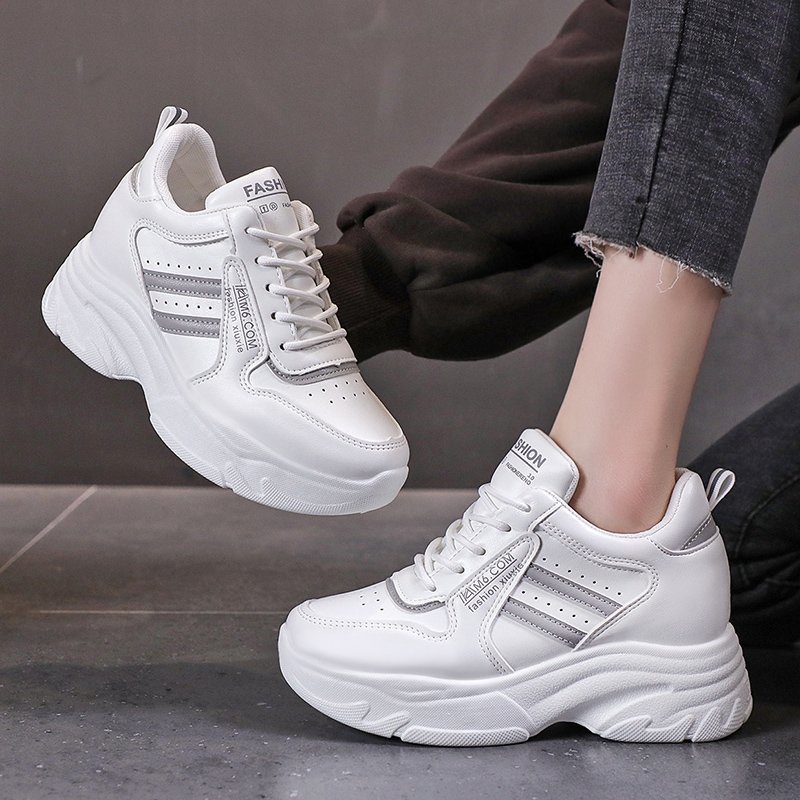 Giày Nữ Độn Đế 5cm Kẻ Vạch...M.6.2 Siêu Cấp