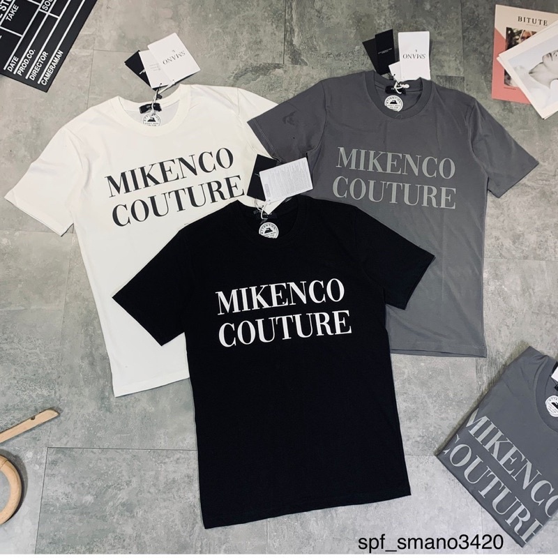 Áo Thun Tay Lỡ Mikenco Coutur Áo Thun Nam Nữ Unisex Hot Hit | BigBuy360 - bigbuy360.vn