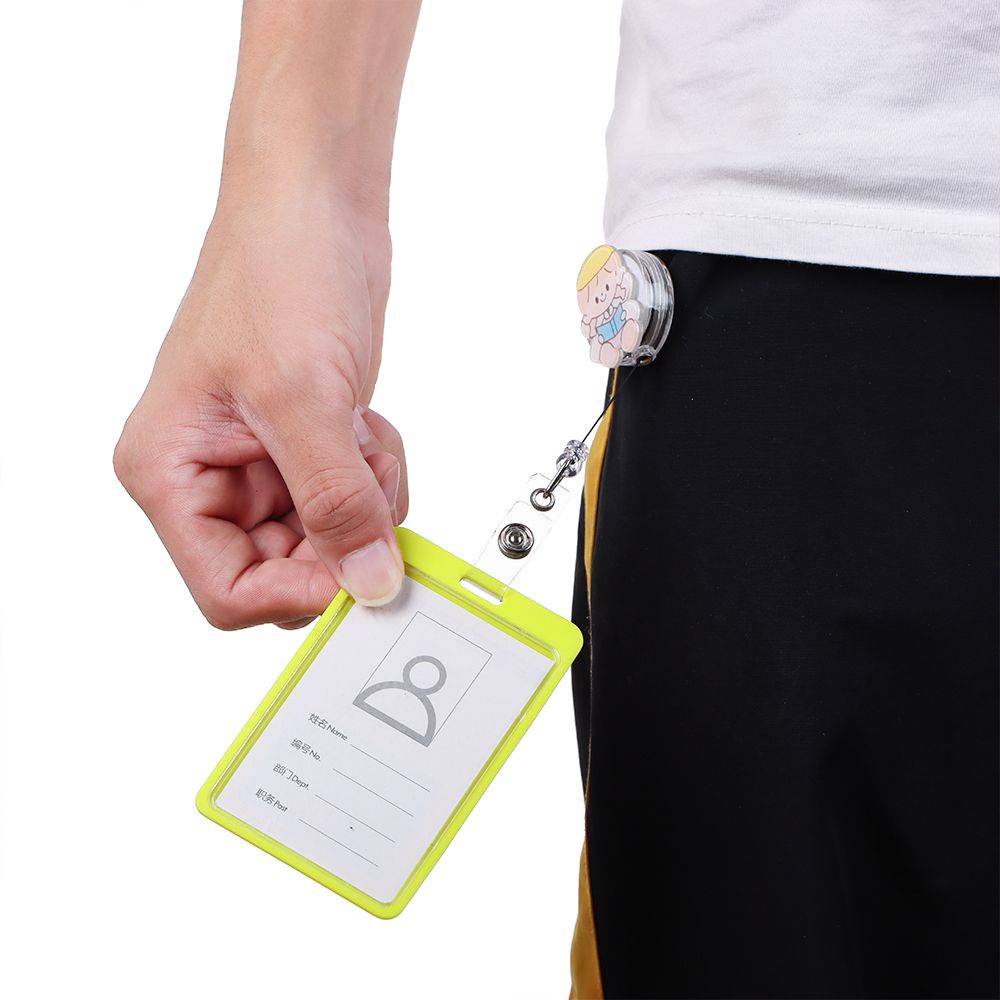 Dây đeo thẻ ID họa tiết hoạt hình dễ thương dành cho học sinh