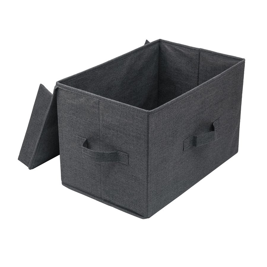 [CÓ NẮP] Hộp vải đựng đồ PF xuất khẩu Nhật có nắp Grey