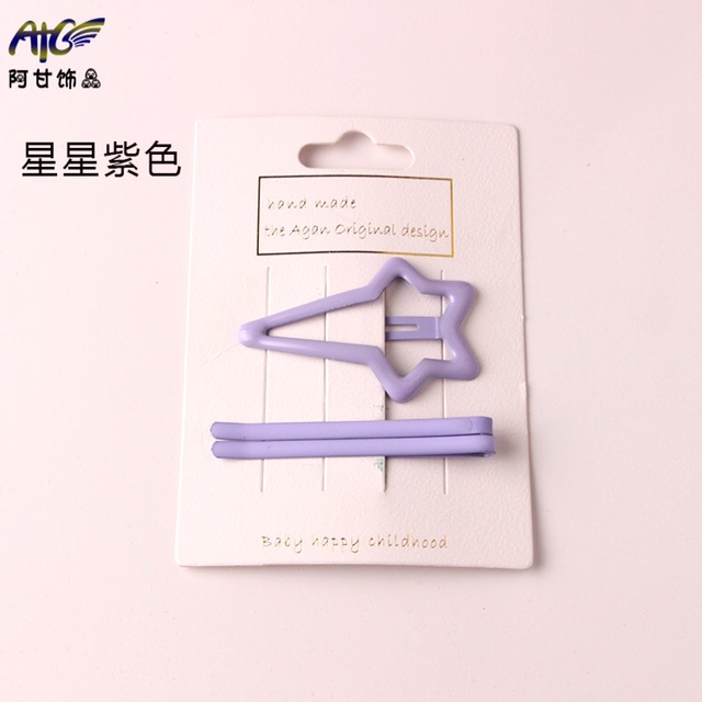 Vỉ 3 kẹp xinh xắn