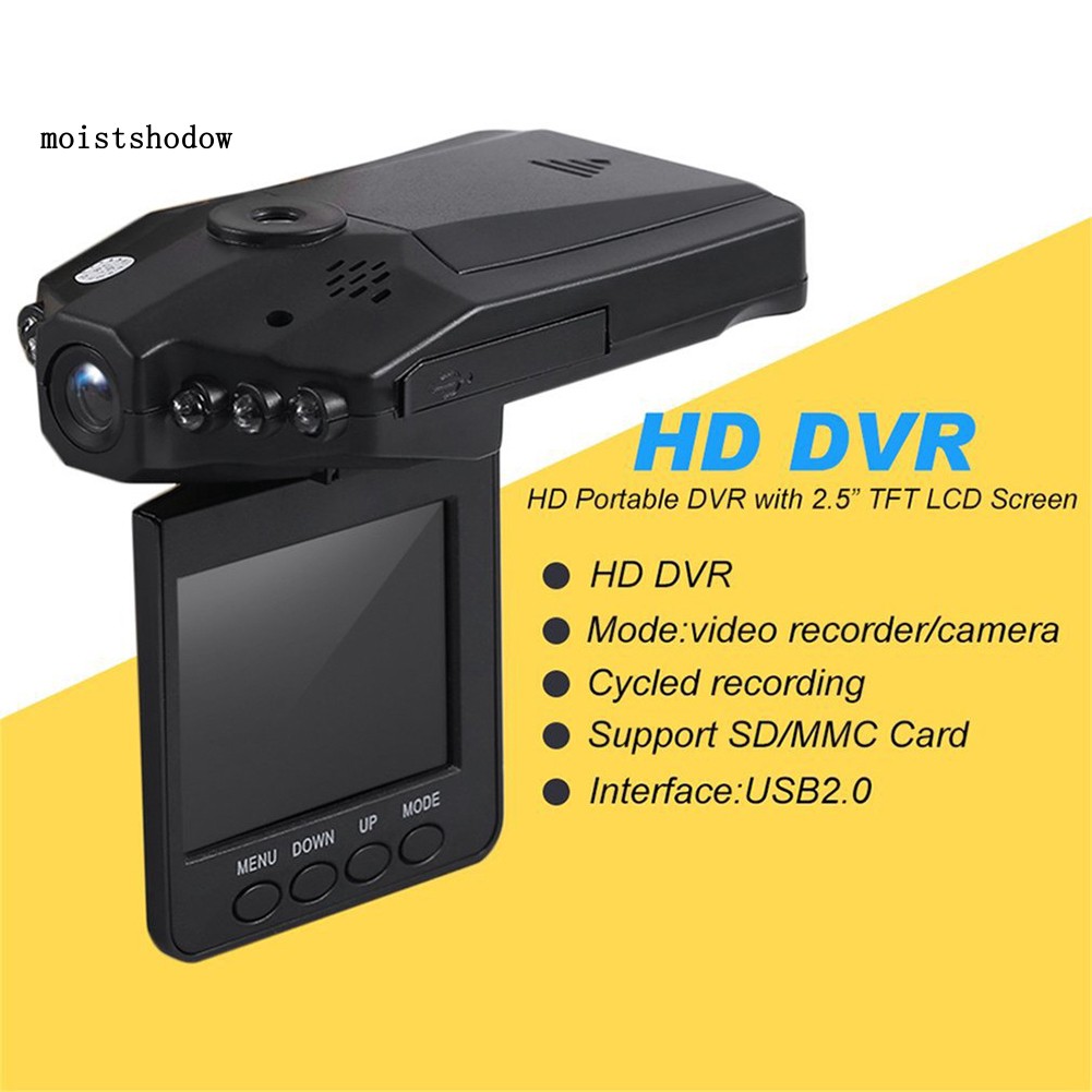 Camera hành trình 2.5 Inch Full HD 1080P DVR tầm nhìn đêm dành cho xe ô tô