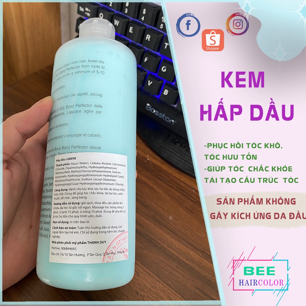 Hấp dầu 60s Phục hồi ( 400ml ) , tái tạo cấu trúc tóc  [ mềm mượt , bóng tóc ]