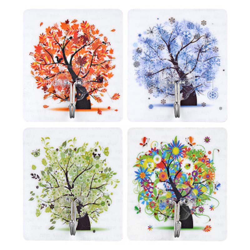 Móc Dán Tường Siêu Dính, Móc Dán Tường In Hình Độc Đáo 88126