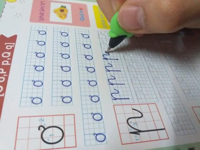 COMBO 3 VỞ TỰ XÓA TIẾNG VIỆT giúp bé luyện viết vào lớp 1