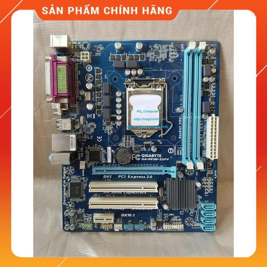 Bo mạch chủ Gigabyte H61 còn zin chạy ầm ầm