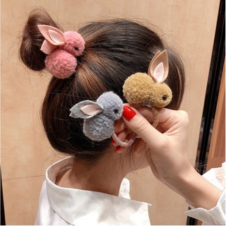 Dây cột tóc, buộc tóc hình thỏ dễ thương