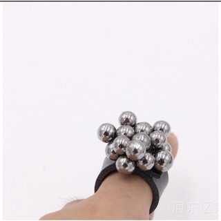 [Có Sẵn] Nhẫn Nam Châm Hít Bi Inox