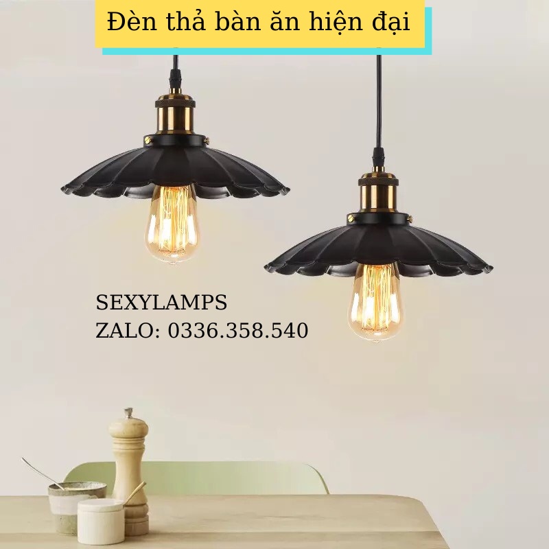 Đèn Thả Bàn Ăn Đẹp Cao Cấp Chung Cư, Quán cafe, Nhà Hàng. Tặng Bóng Led Thủy Tinh Cao Cấp
