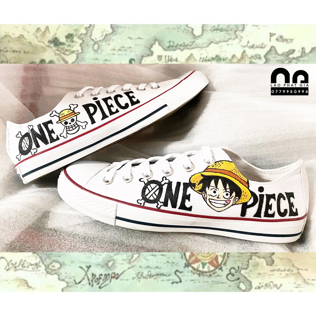 One Piece - Giày vẽ tay mẫu chất