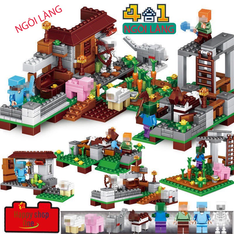 [QUÀ TẶNG] Lego Minecraft 💖Chuỗi Lego Minecraft [My World HOT 2020] - TTH