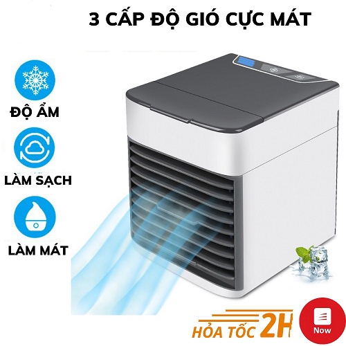 Quạt Điều Hòa Mini - Máy Điều Hoà Hơi Nước Siêu Mát - Quạt tạo ẩm làm mát không khí