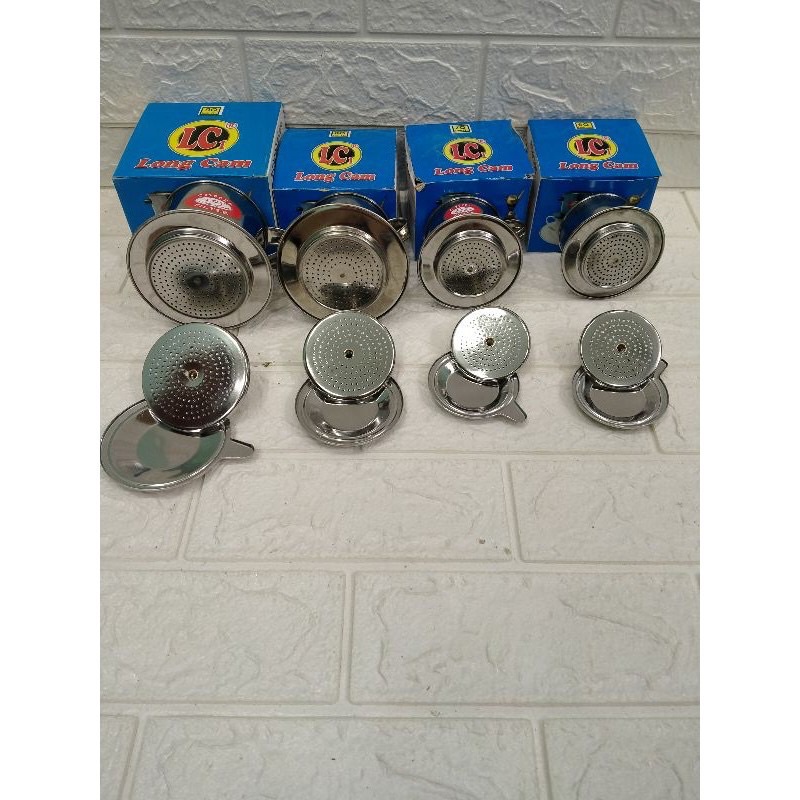 Phin Pha Cà Phê Inox Longcam Các Số Cam Homeware