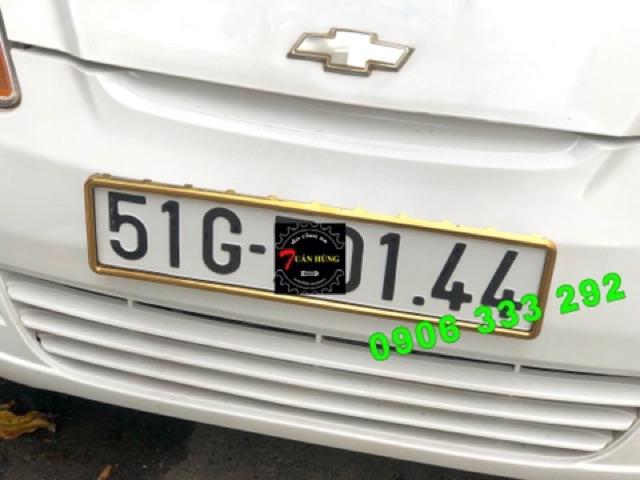 Khung biển số [HÀNG XỊN] inox gắn xe Ô TÔ | BigBuy360 - bigbuy360.vn