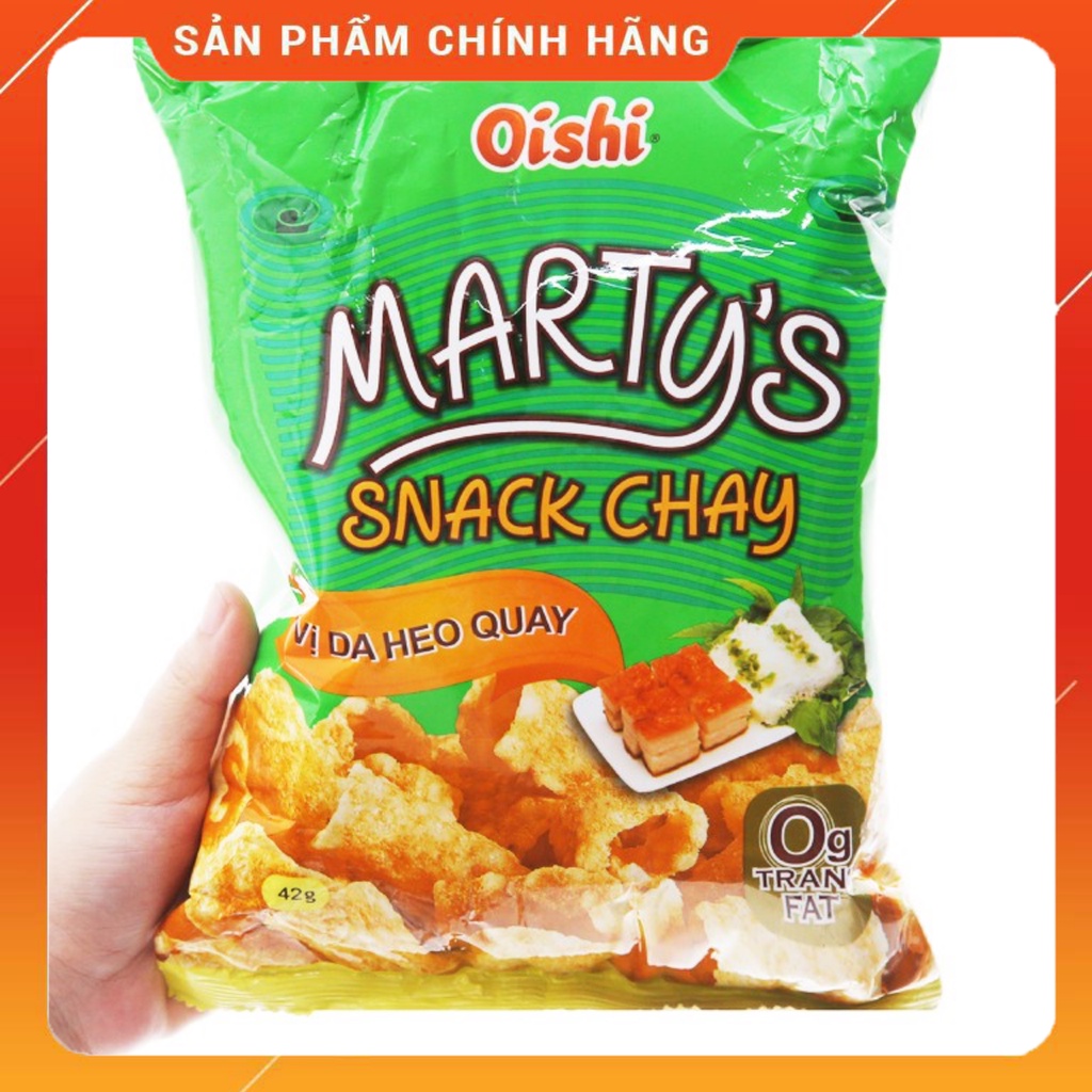Bim Bim Snack Chay Vị Da Heo Oishi 35/40g-Ăn Vặt Sumo Snack