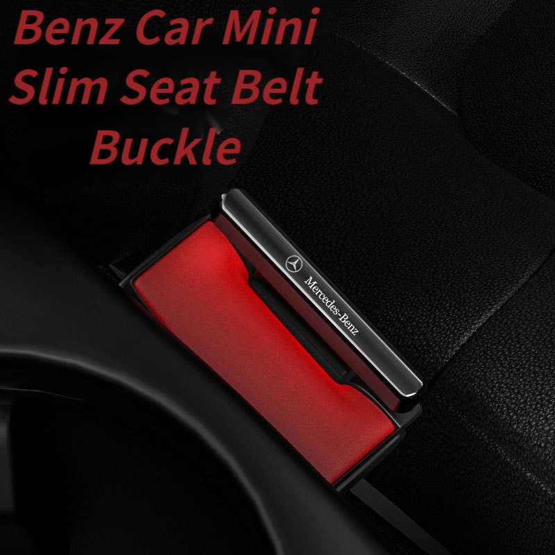 Chốt Khóa Dây An Toàn mini Bằng Hợp Kim Kẽm Siêu Mỏng Cho Xe Hơi Mercedes Benz A B C S Class AMG GLA CLA GLC W221 W204 W205 W176