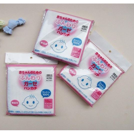 Sét 10 khăn xô sữa cho bé sơ sinh chất liệu cotton siêu mềm