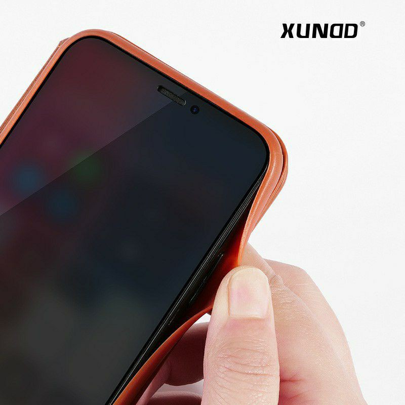 Bao da Xundd dạng ví cho Samsung S10, S10 Plus, S9, S9 Plus, S8, S8 Plus có ngăn để tiền thẻ da mềm chính hãng