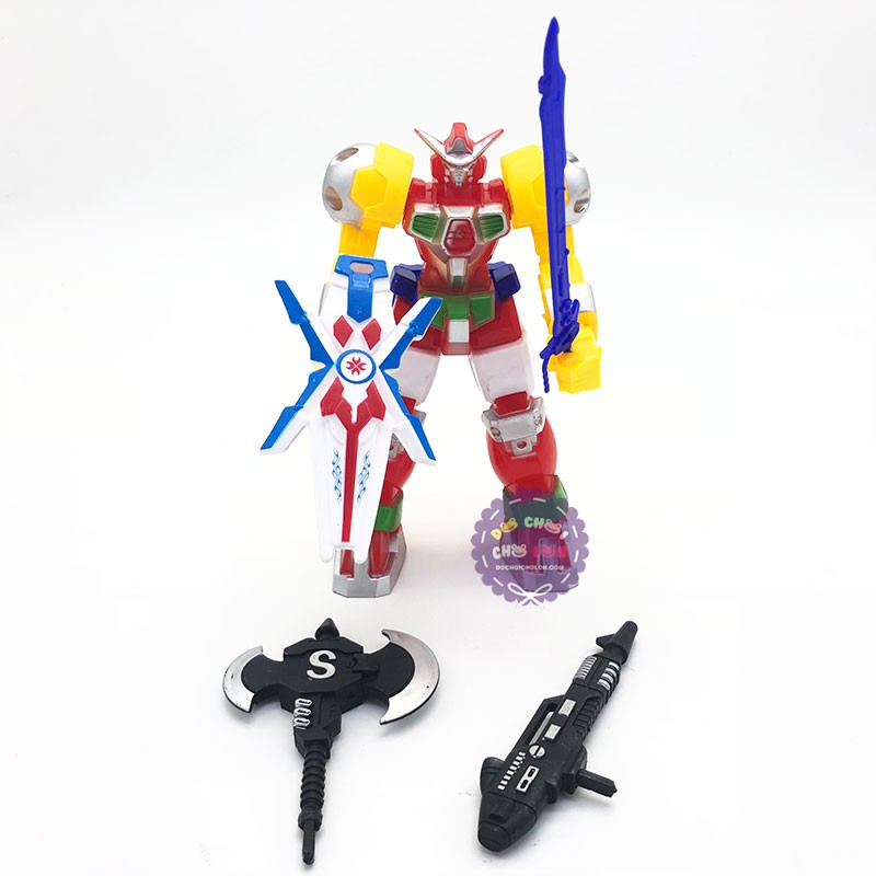 Đồ chơi siêu nhân Gundam size 17cm có đèn bằng nhựa