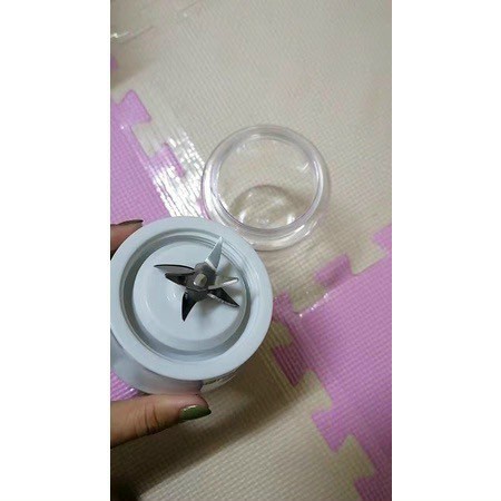 Máy xay sinh tố cầm tay, cối xay sinh tố mẫu mới năm 2022 với 6 lưỡi dao giúp xay nhanh hơn và mạnh hơn