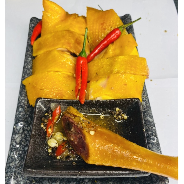 GÀ KHAY Ủ MUỐI
