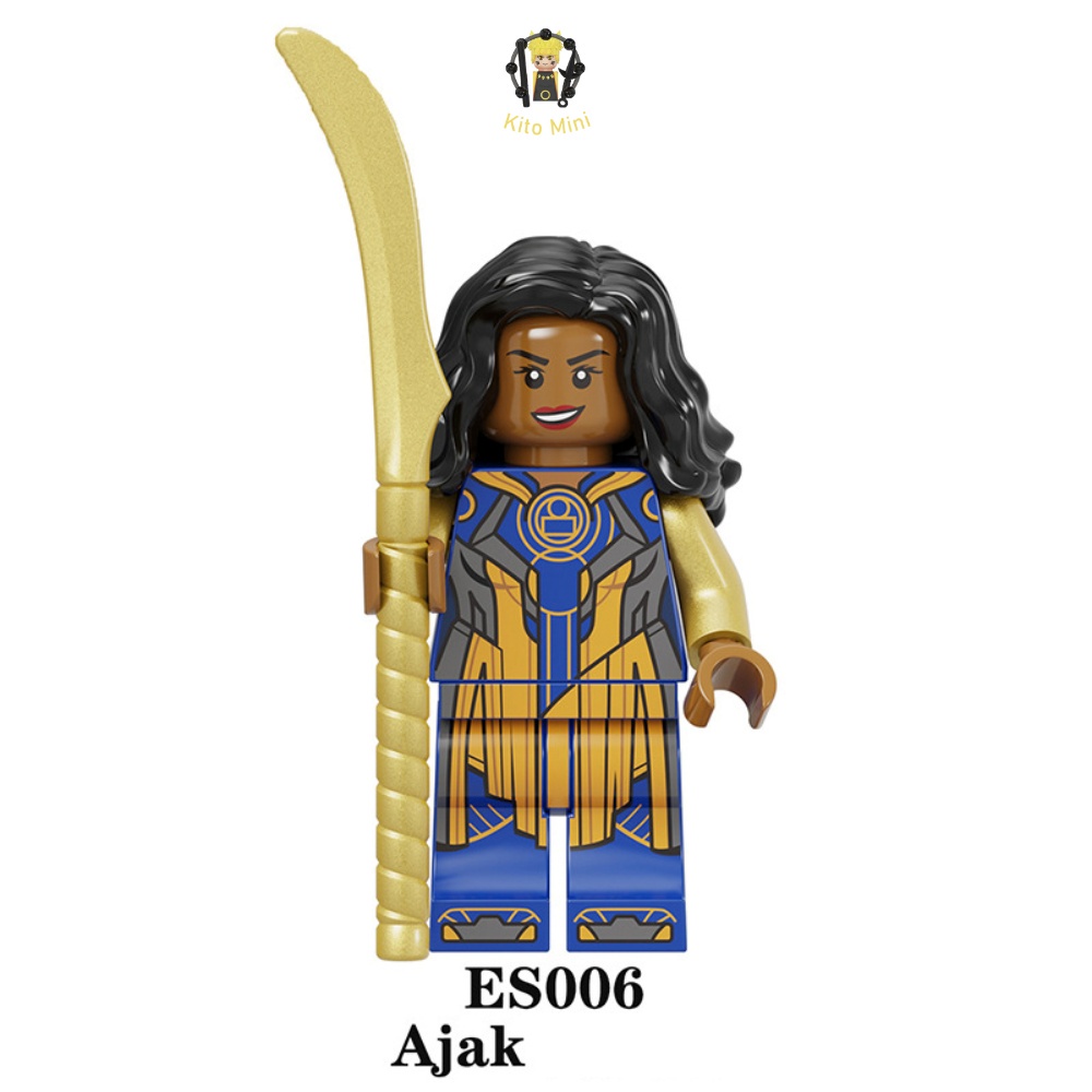 Lego Minifigures Lắp Ráp Mô Hình Nhân Vật Truyện Tranh Phim Marvel Chủng Tộc Bất Tử Eternals Kopf E0101