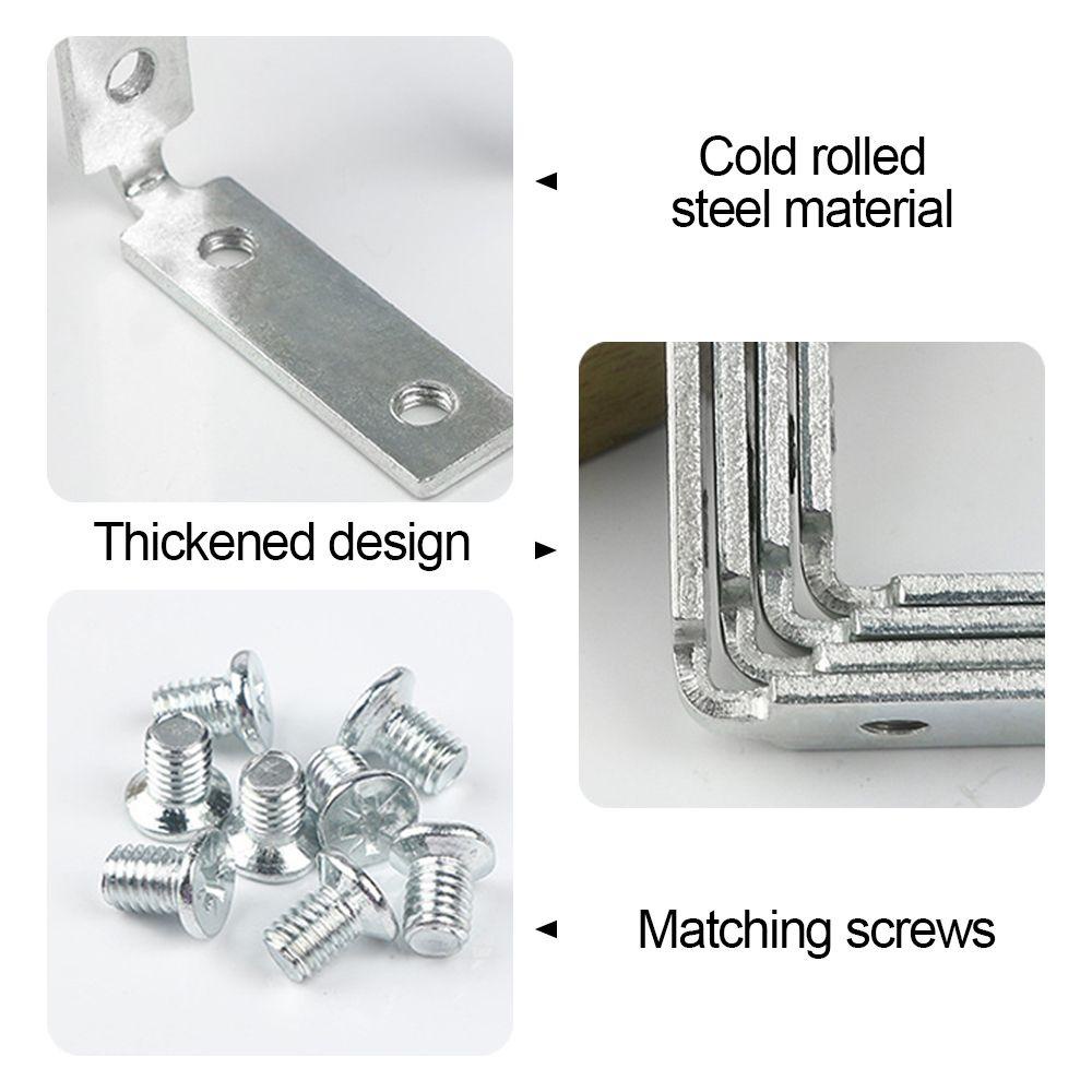 Bộ 10 Khóa Góc Cạnh Bằng Thép Không Gỉ Tiện Dụng