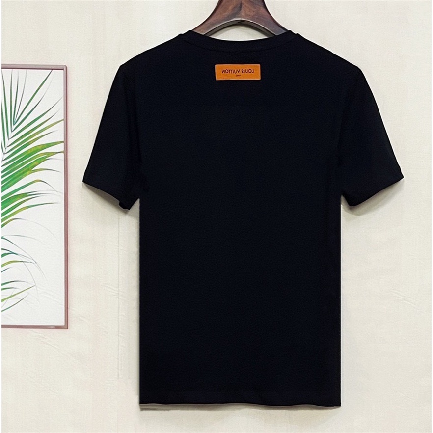 Áo Thun cotton Ngắn Tay Thêu Hình Vịt Hoạt Hình Thời Trang Mùa Xuân Dành Cho Nam